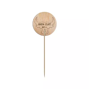 Pics à Steack rond Bois Bien Cuit